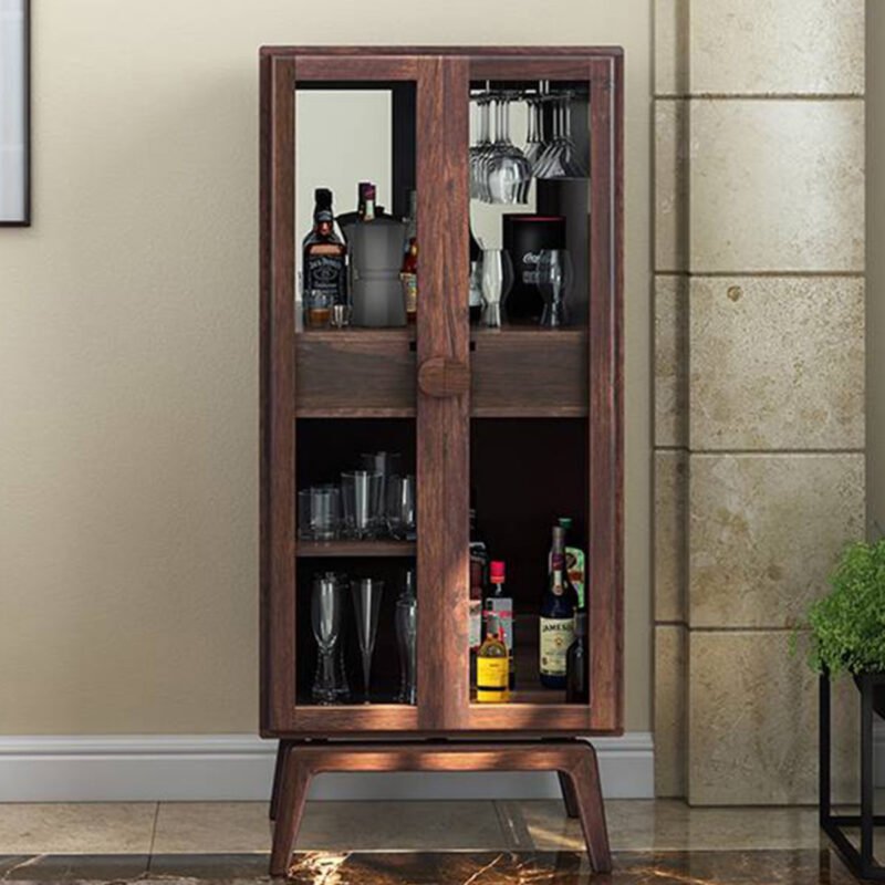 Solid Wood Bar Cabinet